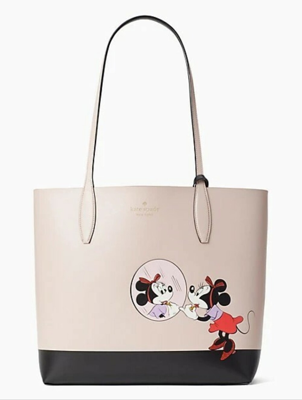 Kate Spade New York x Disney Minnie Mouse Large Reversible Tote EUC